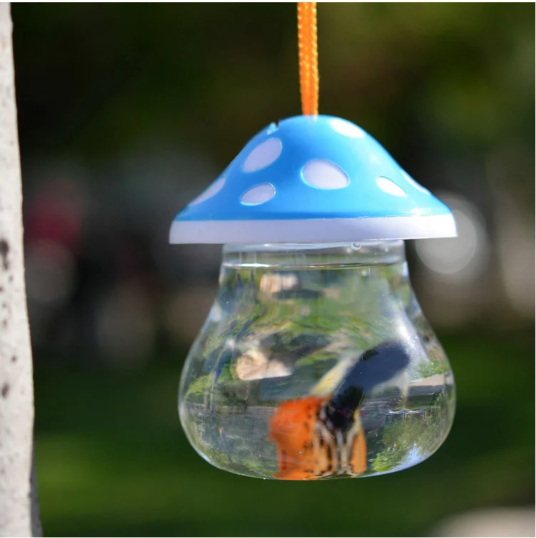 Aquariums Equipments & Accessories Mushroom Cartoon Shape Goldfish Turtle Bottle