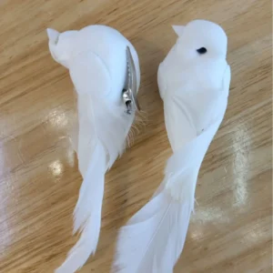 Artificial Birds Decorative Pigeon Bird for Christmas Decorations Wedding and Home Decorations