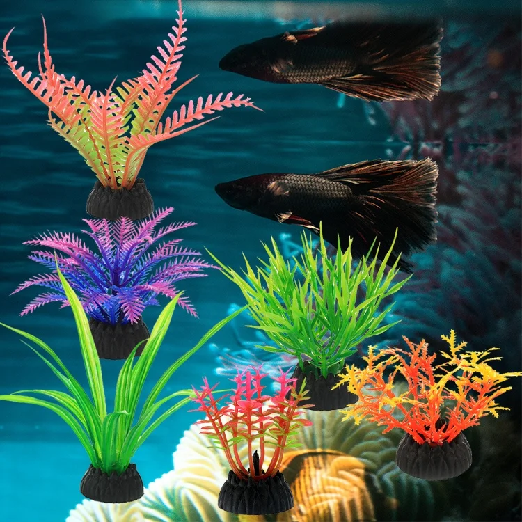 Artificial Water Plant Decoration Simulation Aquatic Water Grass Aquarium Fish Tank Accessory Ecological Landscape Decor