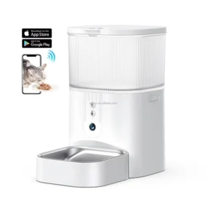 Automatic 3L Dog Feeder Cat Treat Dispenser PC App Controlled WiFi Camera Intelligent Pet Bowls Voice Controlled Pet Products