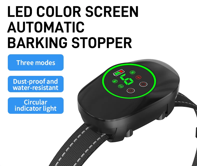 Automatic Anti Bark Collar 40g Lightweight IP67 Waterproof 2H Fast Charging OEM Available