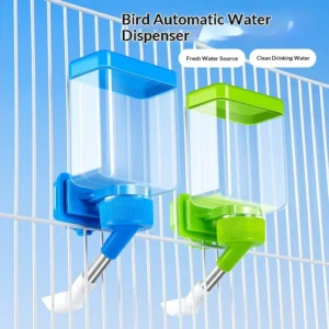Automatic Bird Water Dispenser ABS Material Parrot Bird Cage Feeder and Drinker Supplies
