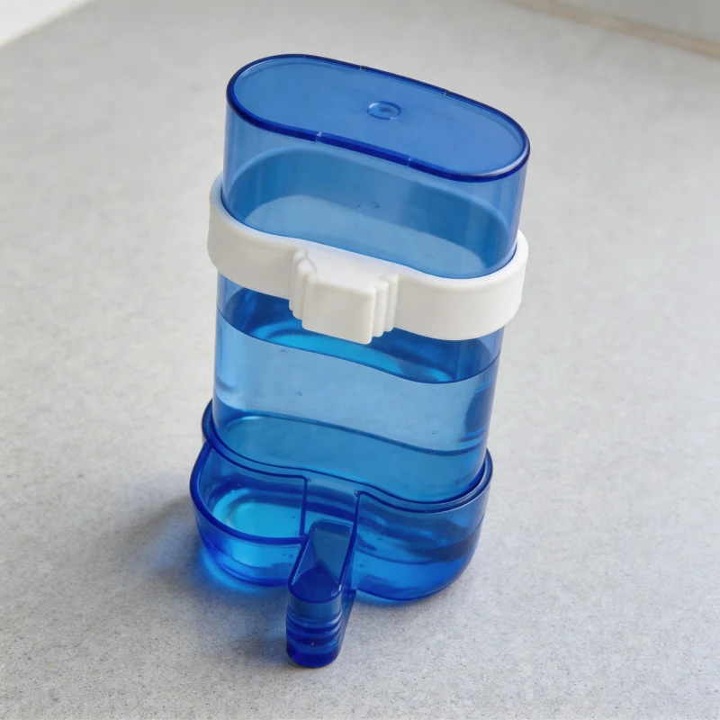 Automatic Bird Waterer Feeder Hanging Transparent Water Bottle for Parakeet Pigeon Lovebird Cage Accessories Pet Bird Supplies