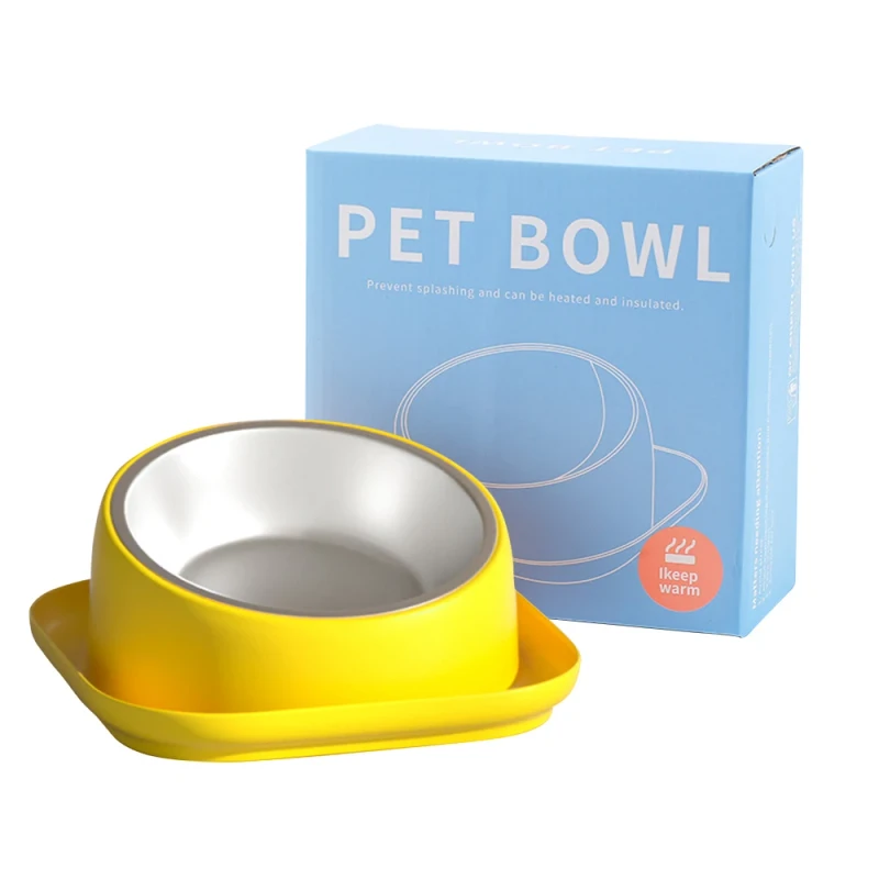 Automatic Double Pet Feeder Bowl Set Food Water Dispenser Elevated Cat Dog Bowl Portable Food and Water Dog Bottle