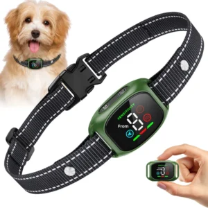 Automatic Intelligent Induction Anti-Interference Vibration Dog Collar Plastic Material Bark Control