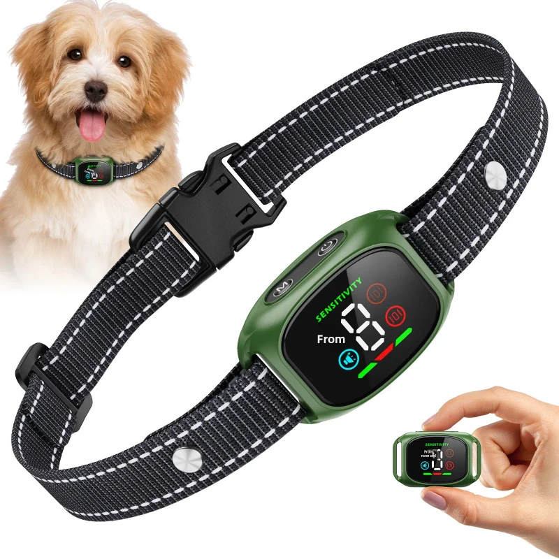 Automatic Intelligent Induction Anti-Interference Vibration Dog Collar Plastic Material Bark Control