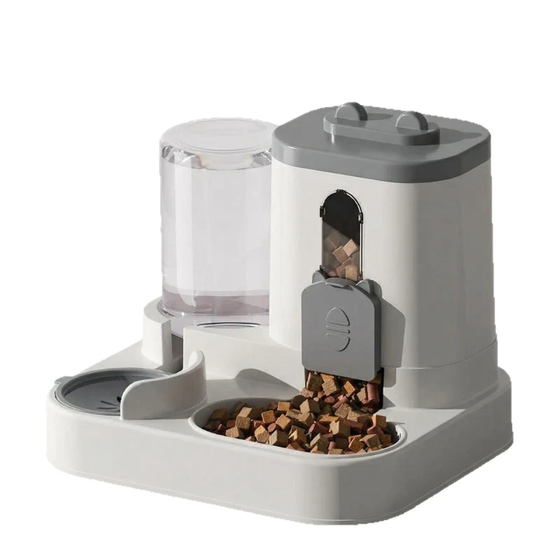 Automatic Pet Feeder Water Dispenser 2 in 1 Smart Dog Cat Food Bowl Set
