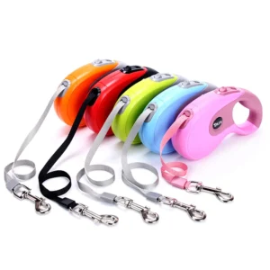 Automatic Retractable Durable Custom Nylon Lead Pet Dog Leash for Outdoor Travel Walking Hiking