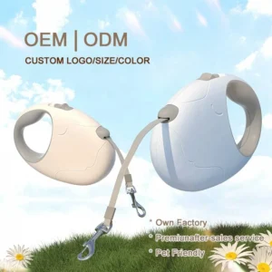Automatic Retractable No Hand Strain Solid Waterproof Dog Leash for Small Medium Large Pet Walking