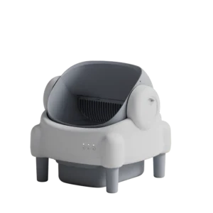 Automatic Smart Cat Litter Box with Wi Fi Control Self Cleaning Easy Clean 76L Capacity for Large Cats