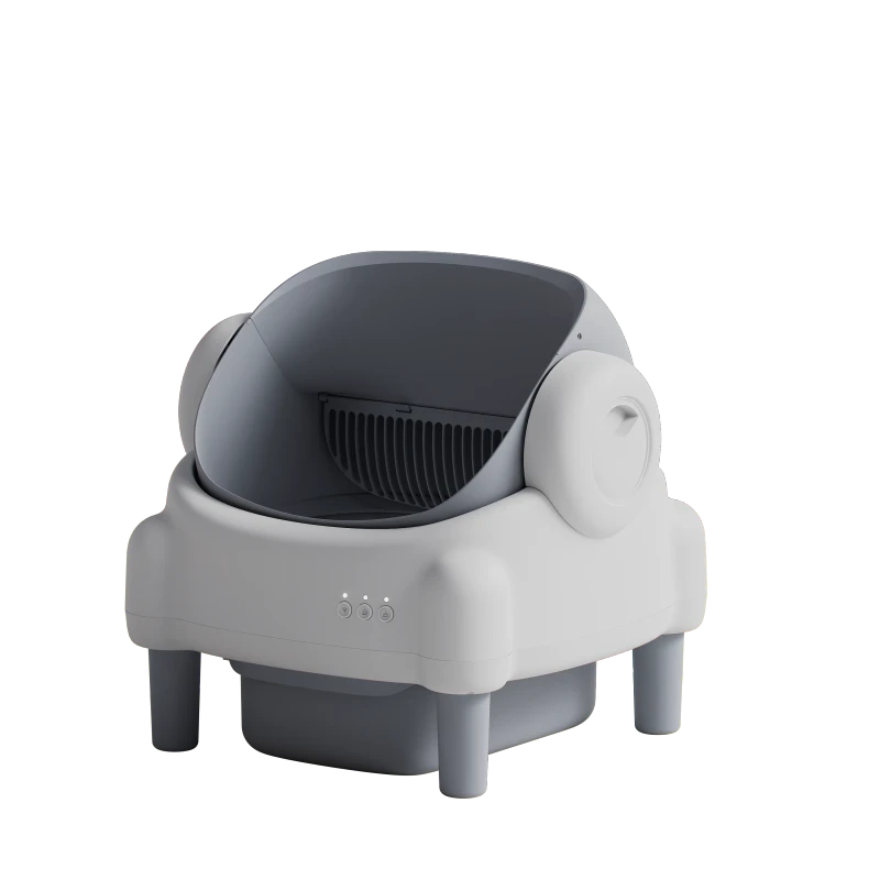 Automatic Smart Cat Litter Box with Wi Fi Control Self Cleaning Easy Clean 76L Capacity for Large Cats