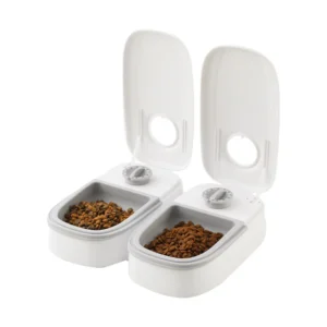 Automatic Smart Pet Feeder for Cat and Dog Wet Dry Food Dual Meals Timed Food and Water Dispenser