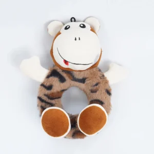 Automatic Squeaky Cartoon Dog Chew Toys Polyester and Cotton Plush for Small Medium Dogs Bulk Supply for Pet Shops