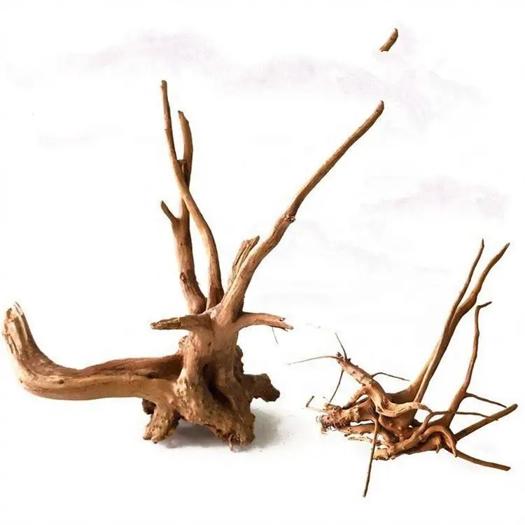 B-2267 Aquarium Ornament Accessories Driftwood Twisted Roots Wood Natural Rhododendron Root Landscaping Decoration