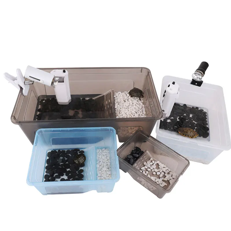 BG Growth SG 01 04 Aquarium Reptile Breeding Box Plastic Water Turtle Tortoise Reptile Cage Tank