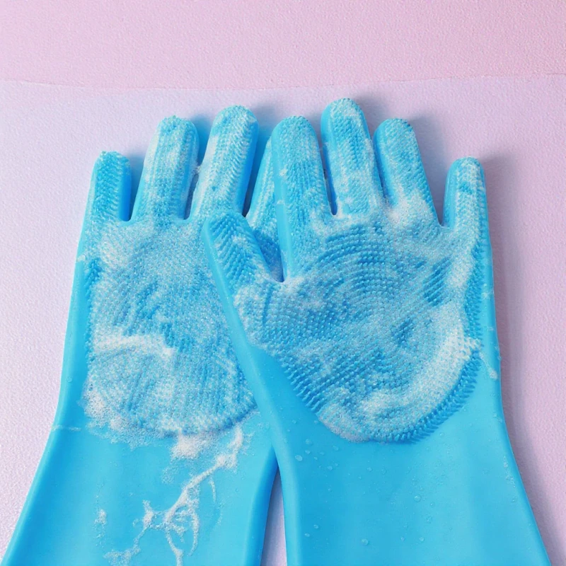 BPA Free Silicone Pet Grooming Gloves for Dogs Cats Small Animals Massage Multi Function Bathing Shampoo Sponge