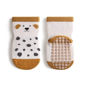 Baby Winter Socks with Non Slip Glue Comfortable Heel Not Tight Crew High Breathable and Warm Disposable Floor Socks