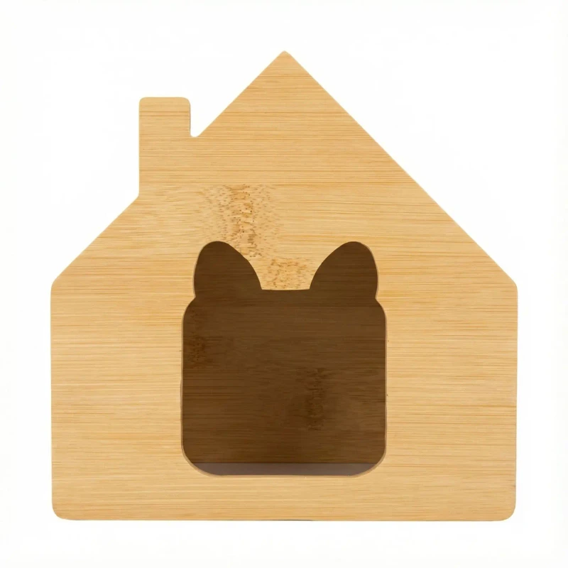 Bamboo Eco Friendly Modern Hamster Hideout Villa Set Anti Chew No Burrs Landscape House Molar Toy for Golden Hamster Small Pets