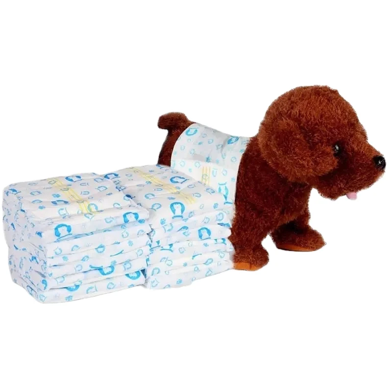 Basics Ultra Absorbent Male Dog Diapers 10 Count X Small Leakproof and Comfortable Disposable Wrap Pet Training Supplies