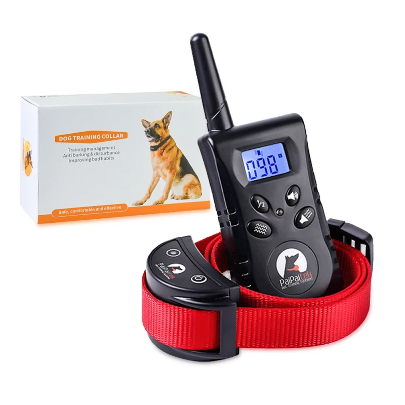 Battery 3 Adjustable Safe Modes Vibration No Shock Dog Training Collar with Remote