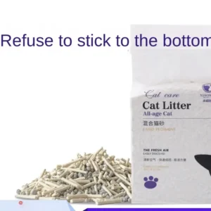 Bean Curd Bentonite Cat Litter Low Dust Agglomerated Deodorization OEM ODM Supplier Shopee Same 6L
