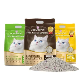 Bentonite Cat Litter Strong Scent Clumping Ball Litter with Baby Powder & Lavender Fragrance No Dust