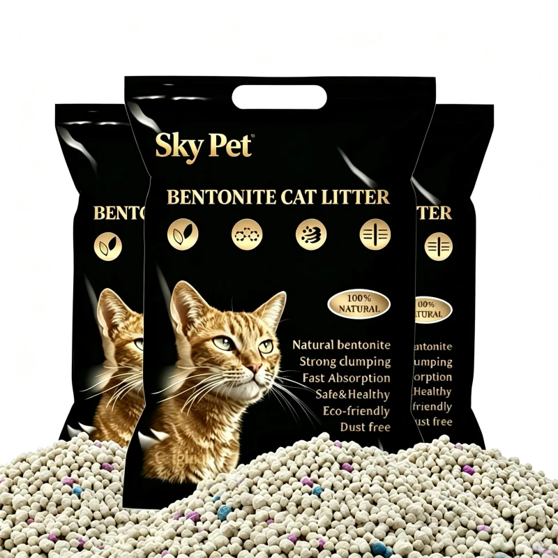 Bentonite Cat LitterDust Free Cat LitterOdor Control Cat Litter