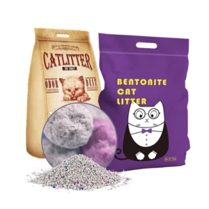Best Bentonite Clay Cat Litter Sand Deodorizer Strong Clumping Dust Free Cat Litter for Kittens