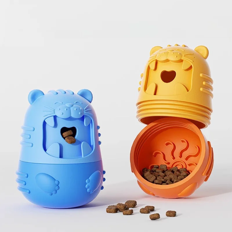 Best Selling Eco Friendly Silicone Dog Chewing & Licking Toy New Popular Slow Food Feeder Cartoon Pet Supplies for Small Dogs