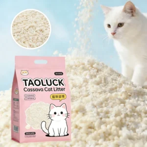 Best Selling Natural Plant Litter Super Strong Water Absorption Odor Free Clumping Tightly Pollution Free Green Cat Litter
