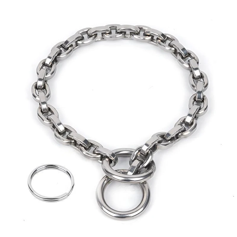 Big Breeds Heavy Duty Solid Stainless Steel Dog Choke Chain Collar