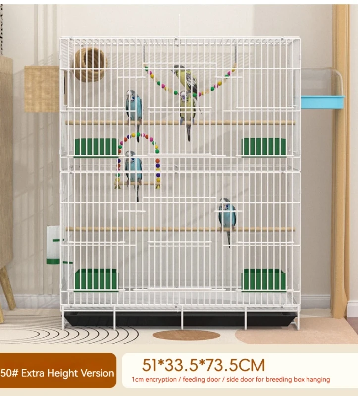Big Classic Foldable Bird House Cage for Parrots Pet Supplies Large Bird Cage with Box Packaging
