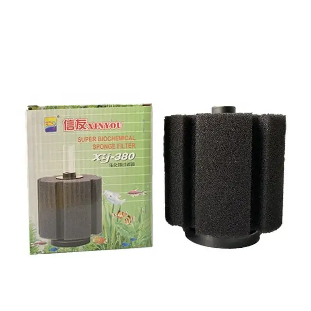 Bio Large Aquarium Tank Super Bio Chemical Bottom Sponge Filter XY380 XY-380 for Fishing with OEM Service