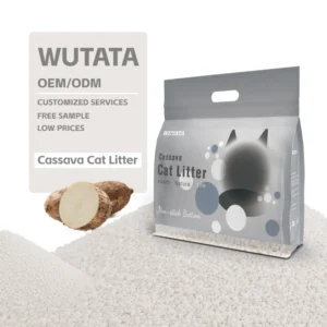 Biodegradable Cat Litter Anti Mildew Formula with Odor Lock Deodorizer Friendly Bulk Sand Litter for Cats