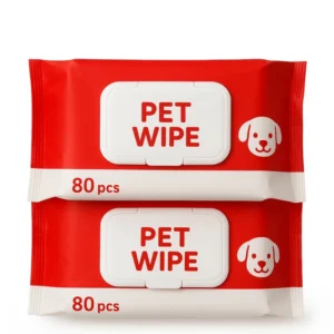 Biodegradable Dog Paw Cleaner Wipes Pet Grooming Deodorizing Wet Wipe