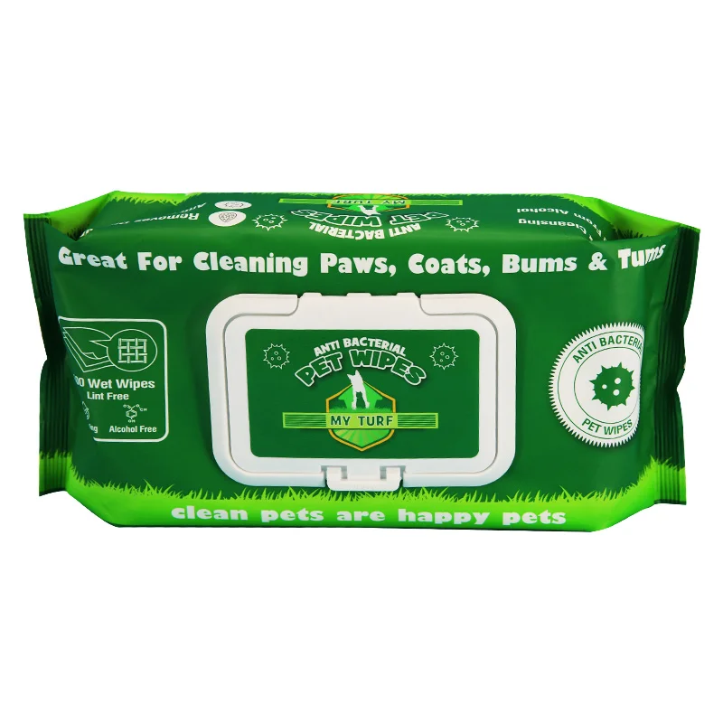 Biodegradable Pet Tooth Finger Wipes Flushable Dog Cat Wet Wipes
