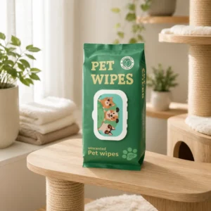 Biodegradable Pet Wipes Pet Cleaning Wipes for Dog Pet Grooming Wipes Natural OEM ODM Private Label