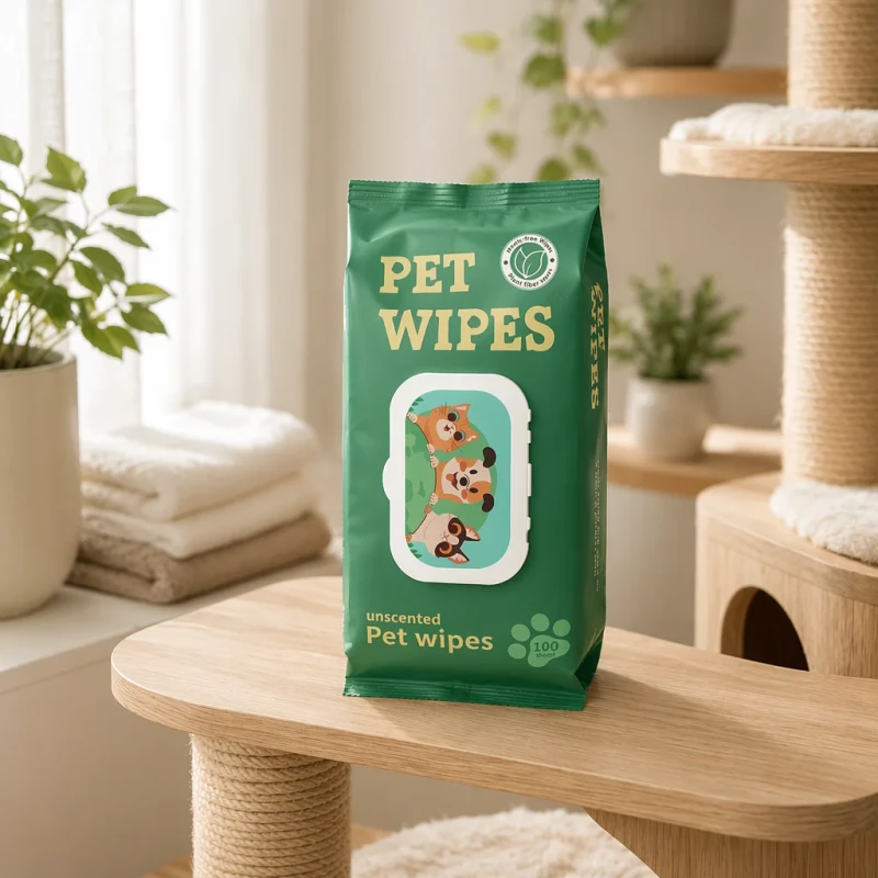 Biodegradable Pet Wipes Pet Cleaning Wipes for Dog Pet Grooming Wipes Natural OEM ODM Private Label
