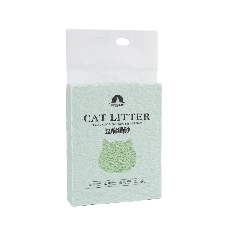 Biodegradable Plant Based Cat Litter 3mm Coarse Granules Milk Scent Easily Clumps Water Soluble & Flushable Low Dust