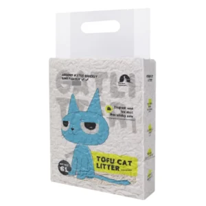 Biodegradable Tofu Cat Litter Natural Plant Based Fast Clumping Low Dust Flushable Cat Litter