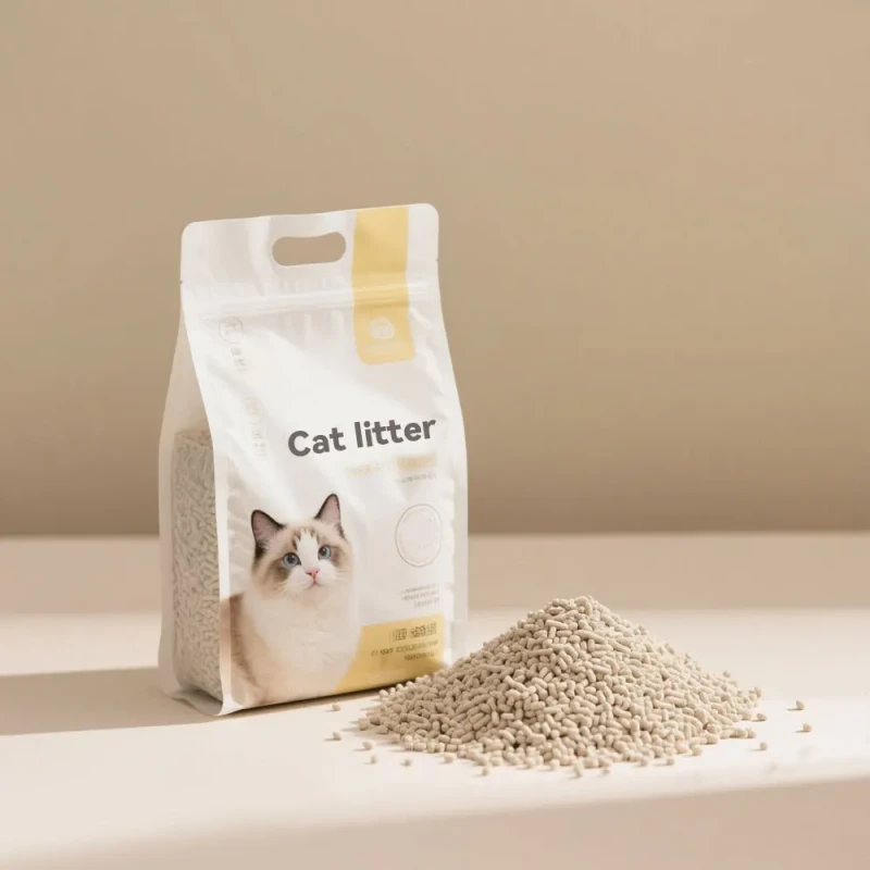 Biodegradable cat Litter Tofu Material Cat Litter Lightweight Bulk Pack Septic Safeat Homes