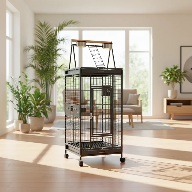 Bird Breeding Set Parrot Cage Pet Breeding Bird Cage Large Villa Household Specific Bird Cage Widened Enlarged Outside
