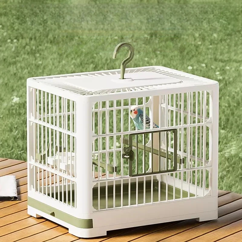 Bird Cage Parrot Villa Cage Large Space Breathable Bird Walking Artifact Outdoor Portable Takeaway Viewing Cage Pet Supplies
