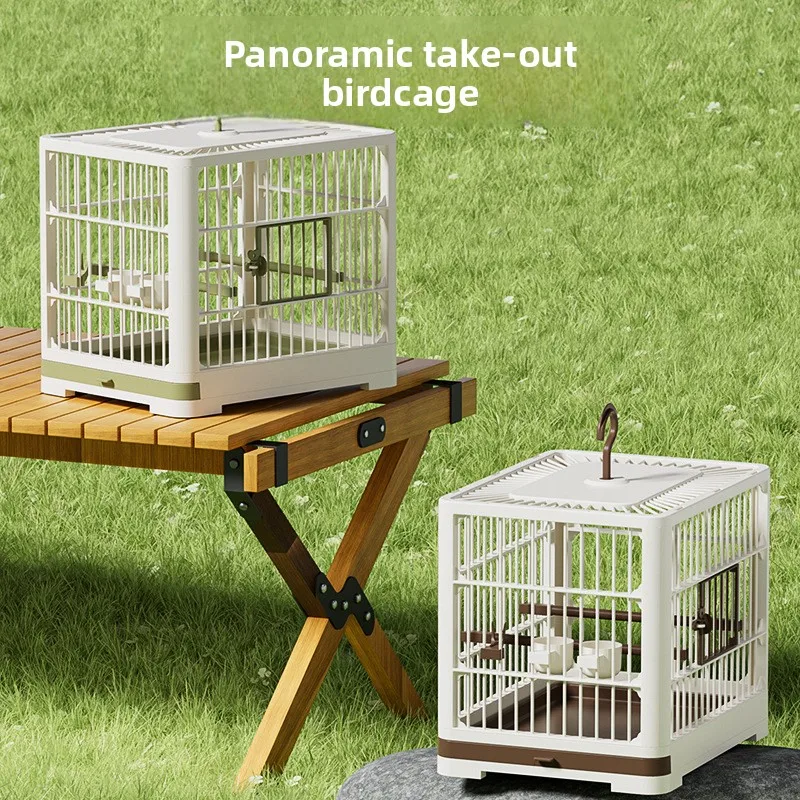 Bird Cage for Parrots XL Extra Large Breathable Portable Anti-Escape Outdoor Ornamental Pet Supplies