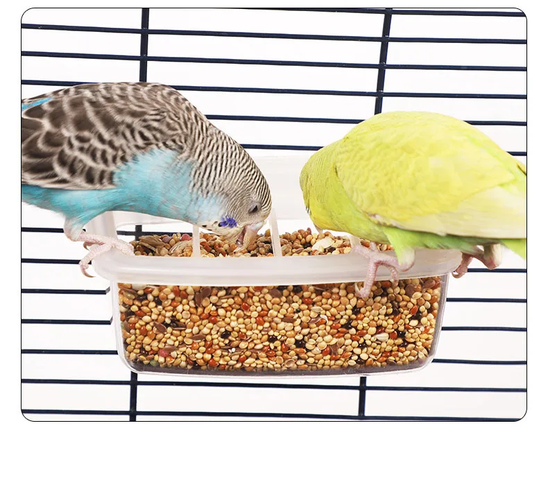 Bird Feeder Splashproof Bird Feeding Bowls Plastic Cage Use Food Dispenser Pigeon Feeder for Sale
