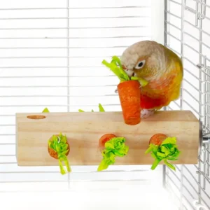 Bird Platform Cork Molar Station Stick Bird Educational Toys Radish Pulling Boredom Relief Supplies