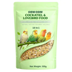 Bird Seed Mix Organic Natural Multi Grain High Protein Feed for Parrots Canaries Chickens 0.5kg All Breeds Digestive Health