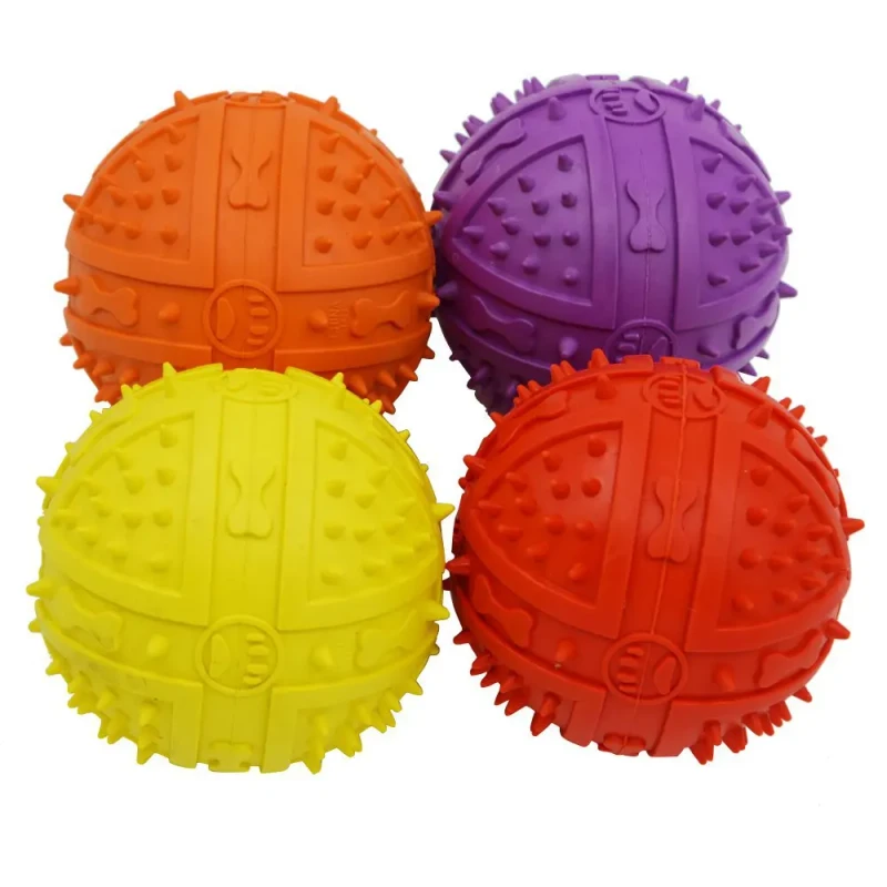 Bite Resistant Rubber Dog Ball Toy