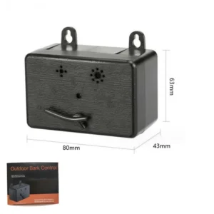 Black Brown Waterproof Portable Anti Bark Stop Pet Ultrasonic Dog Barking Control Device