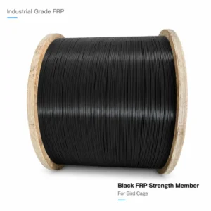 Black FRP Rod for Bird Cage Smooth Solid Fiberglass Rod with Factory Direct Supply